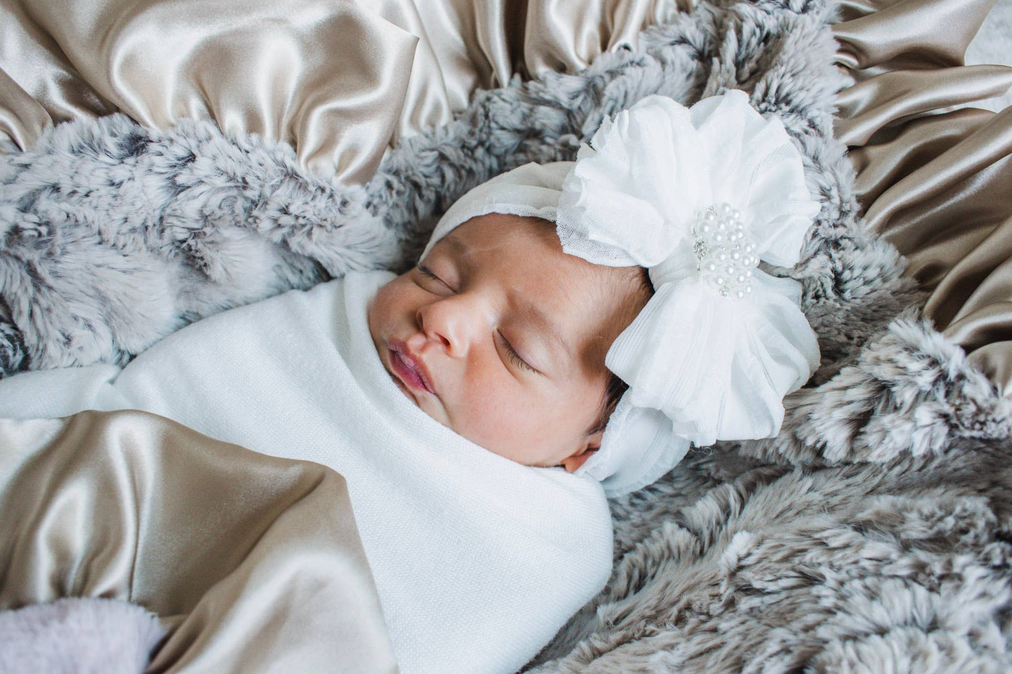 Rockin Royalty - Wholesale Fashion Headband - Baby - Pearl Ruffled Headband9