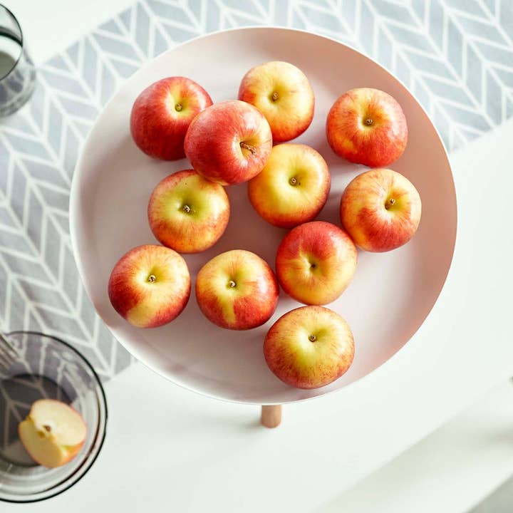 Yamazaki Home - Wholesale Decorative Tray - Countertop Pedestal Tray - Steel + Wood13