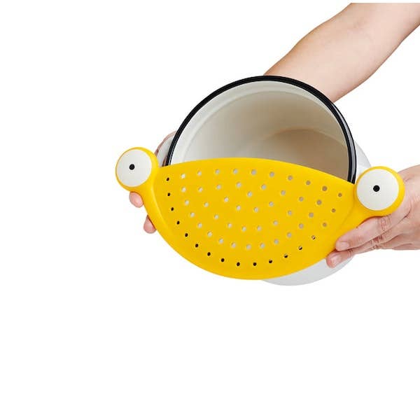 Sixale - Wholesale Kitchen Tool/Gadget - VENTRAY Home Monsters Pasta Strainer, Pot Strainers for Kitchen Gifts, Yellow