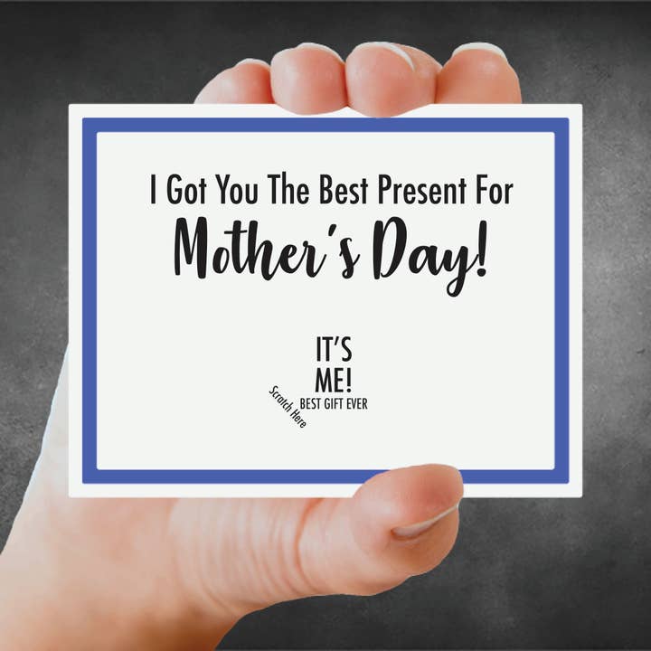 Snarky Card - Mother's Day - Scratch Off - I Got You The for wholesale by Snarky Megs