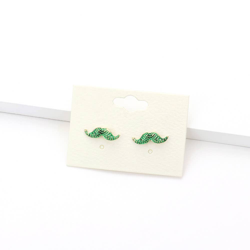 Sensibling Corp. - Wholesale Stud/Post Earrings - Mustache Stud Earrings2
