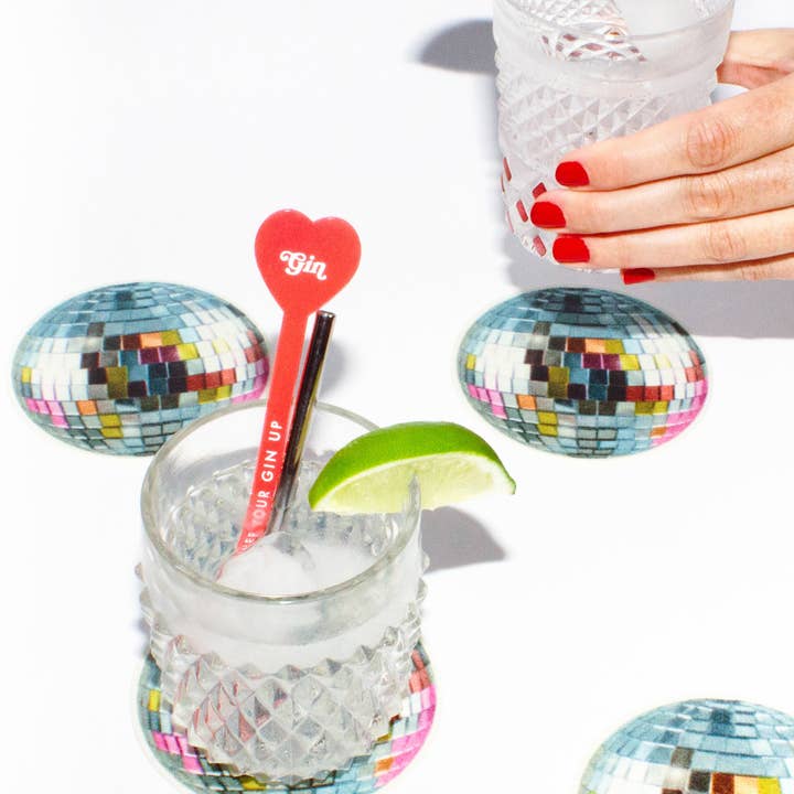 Julia Walck – wholesale Underlägg – Disco Ball Bar Underlägg