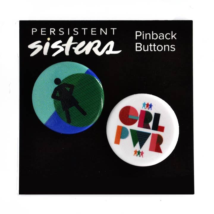BUTTON 2-PACK for wholesale by Persistent Sisters