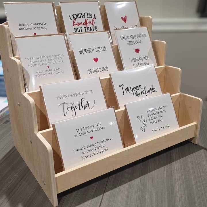 Greeting Card Display for wholesale by Expression Design Co