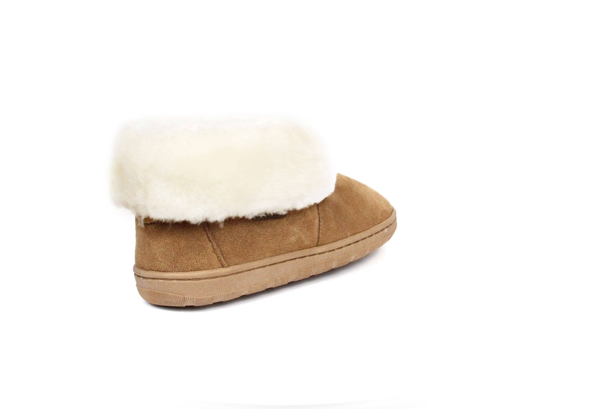 SuperLamb Footwear - Wholesale Laarsjes - Dames - originele Fold Down Bootie - Chestnut7