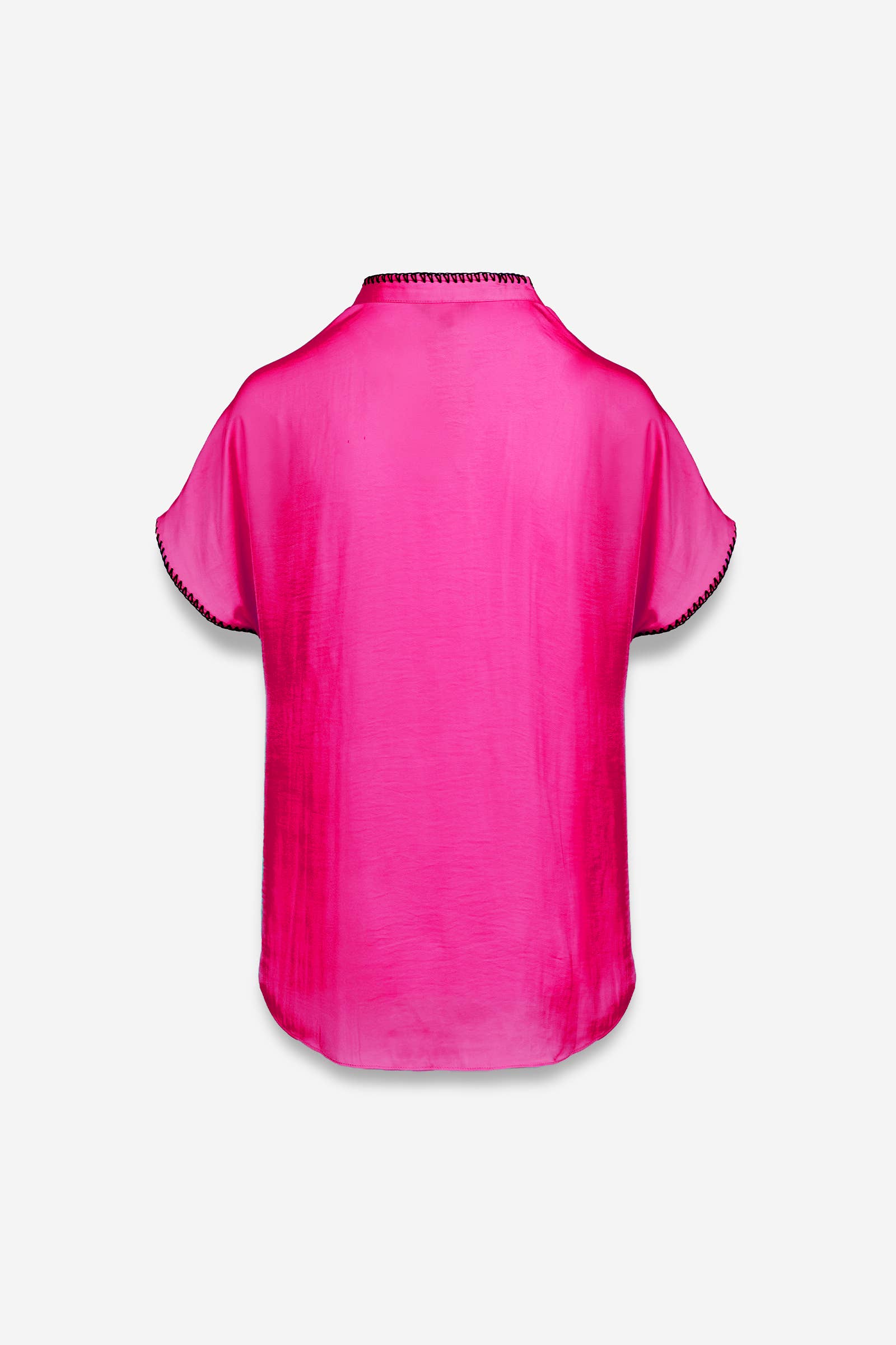 Naked Zebra - Venta al por mayor Blusa - Mujer - Blusa regular con hombros caídos y pespunte.10