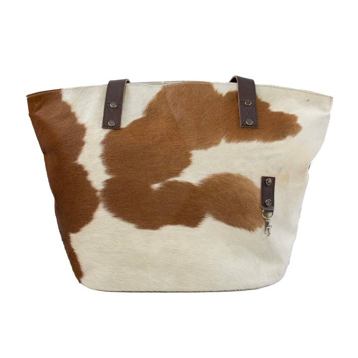 handbag cow brown 46x30x18cm (bos taurus taurus) for wholesale by Mars & More - Brand of B Living