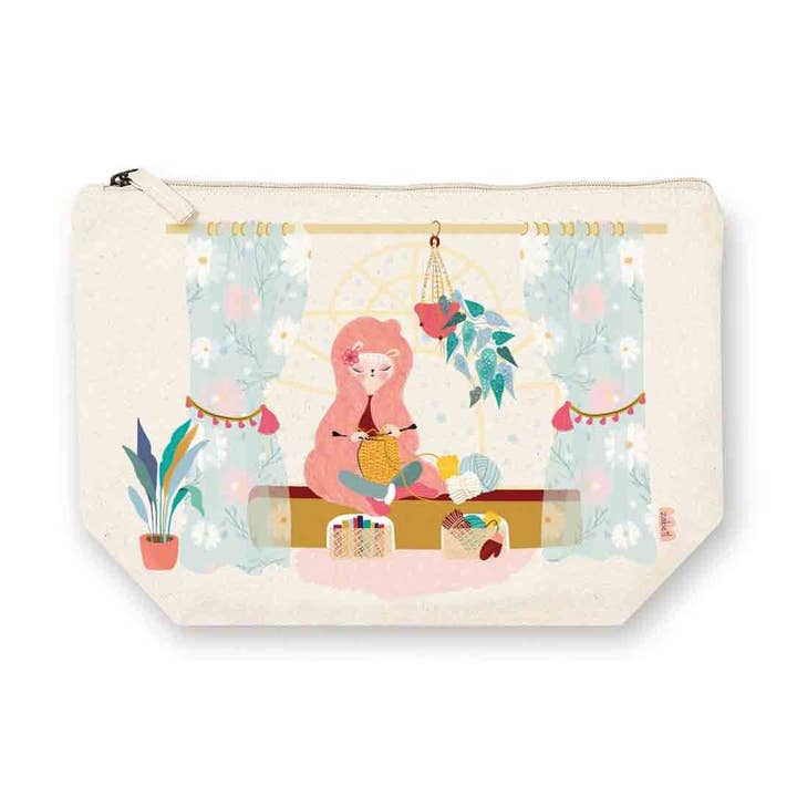 Estuche rectangular GM (28x20 cm) - Tricotino* para venta al por mayor de Hirondelle & Cie