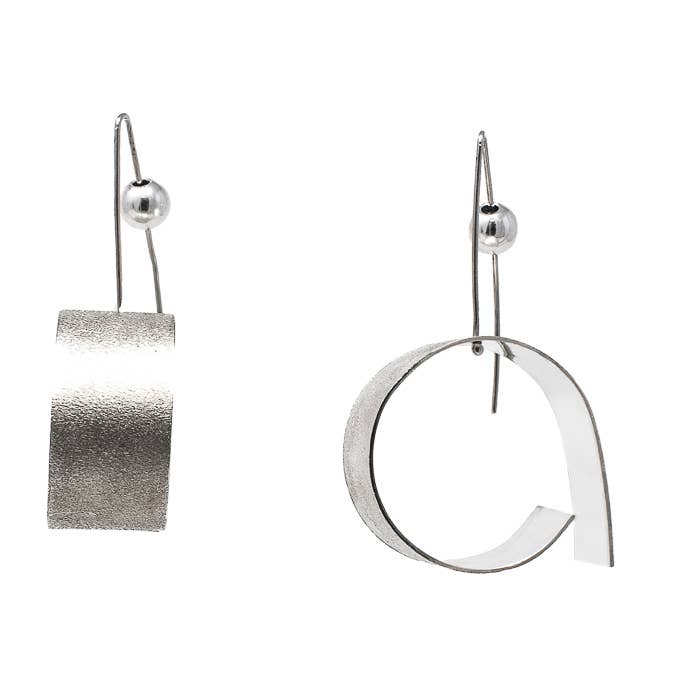 Boucles d'oreilles à anneau ouvert, bijoux tendance et légers pour la vente par AW | MW