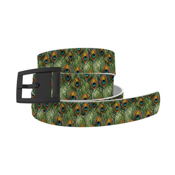 Peacock Belt with Black Buckle Combo for wholesale by C4 Belts & Accessories