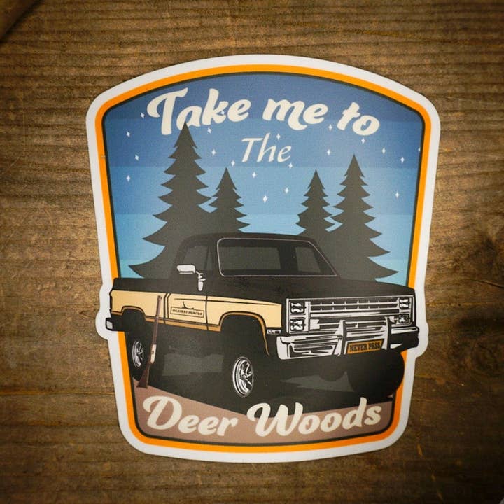 Hjorte Skov Klistermærke for engroshandel hos Okayest Hunter