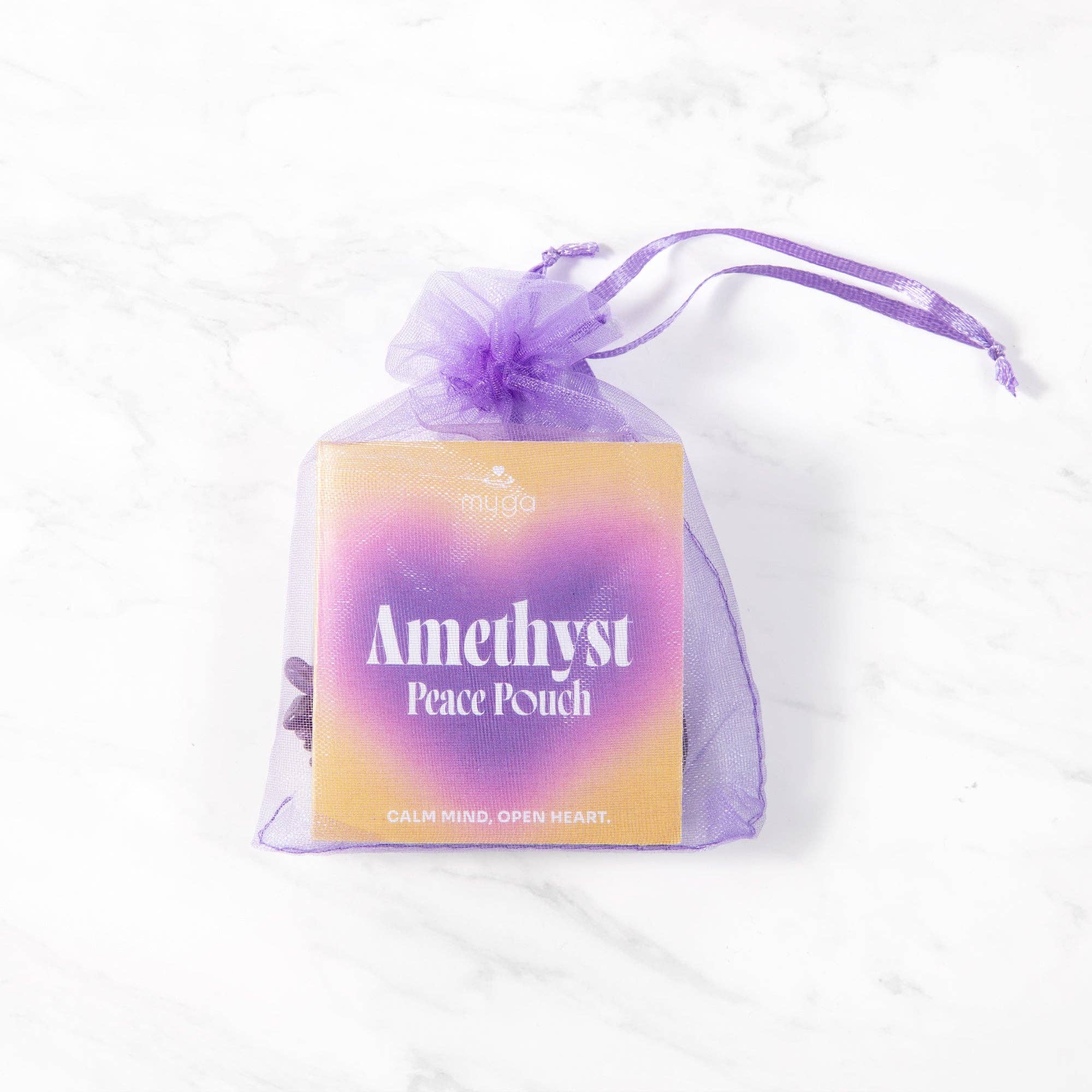 Myga – Großhandel Spiritueller Stein/Kristall – Stone Pouch Kollektion: Set mit 3 Heiligen Schätzen – Wahl aus 3 Kristallen6