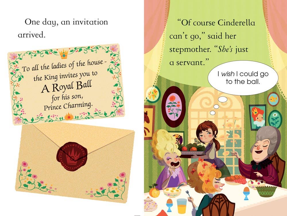 HarperCollins - Wholesale Early Reader Book (6-8) - Cinderella : Read with Usborne1