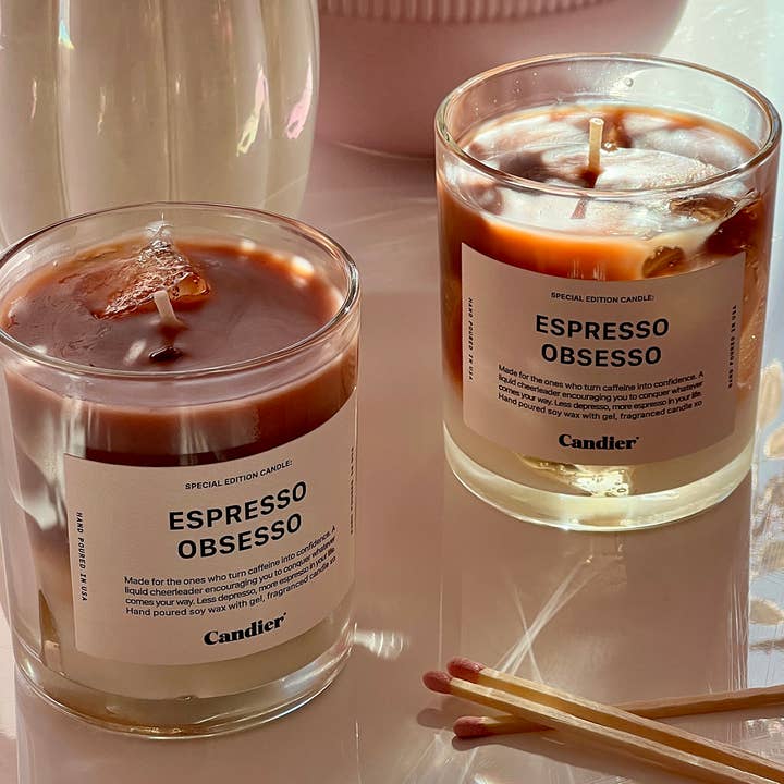 Candier - Wholesale Jar/Filled Candle - Espresso Obsesso Coffee Candle