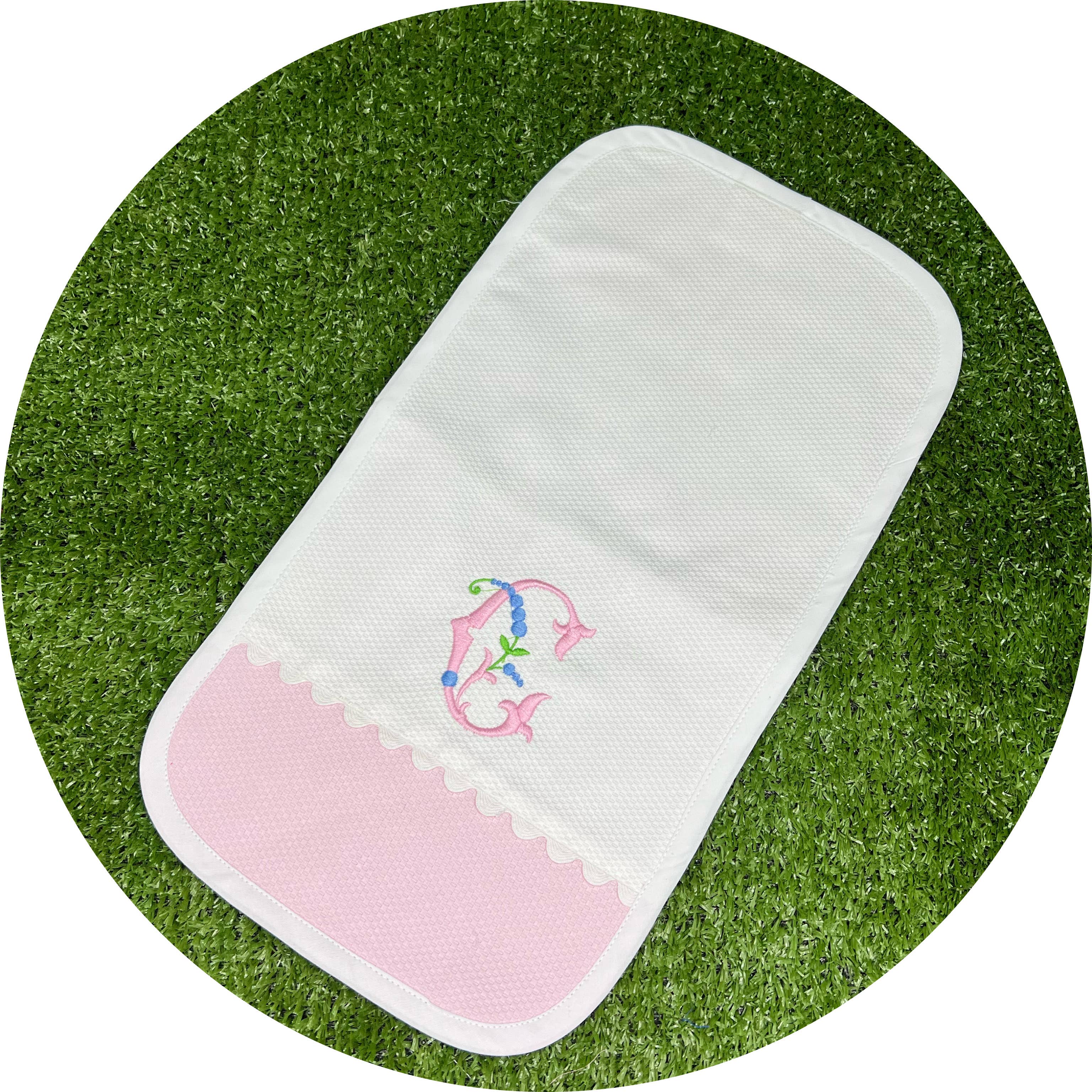 THE ROYALTY COLLECTION - Wholesale Slabbetje - Baby - Roze katoenen piqué-collectie met bies3