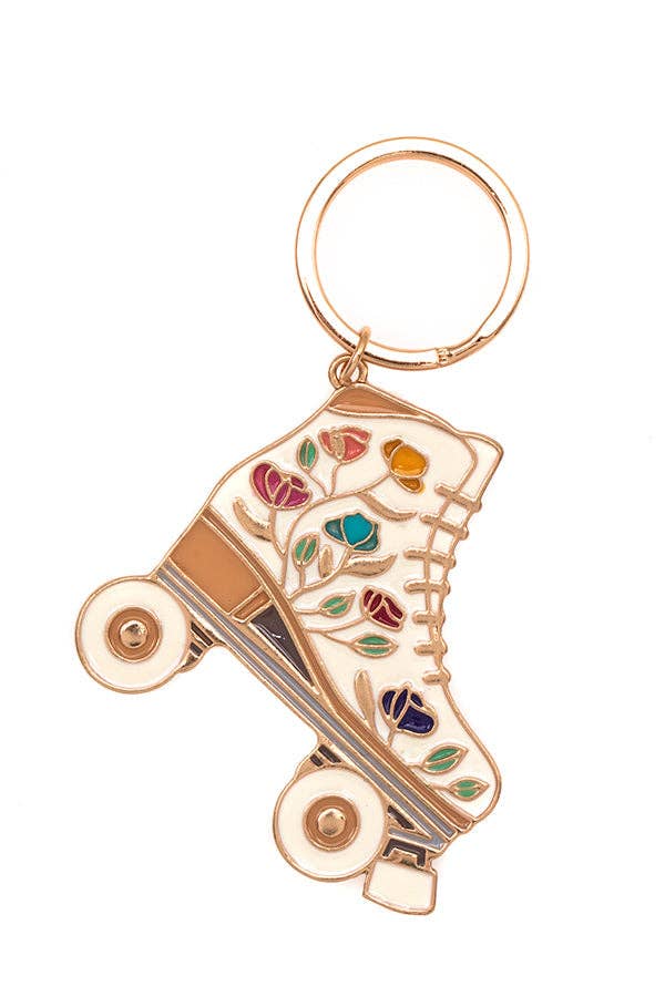 Andrea Bijoux - Wholesale Keychain - Women's - ROLLER SKATE FLORAL KEYCHAIN0