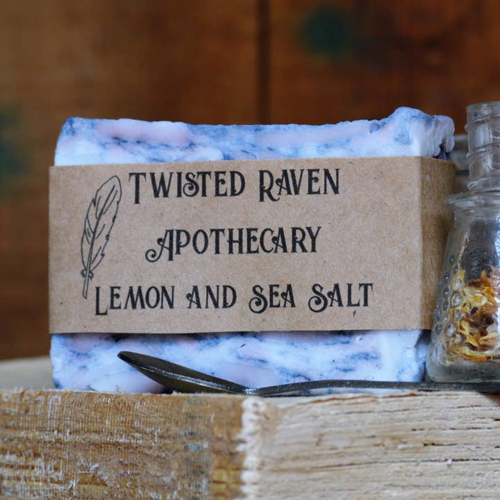 Lemon and Sea Salt for wholesale by Twisted Raven Apothecary