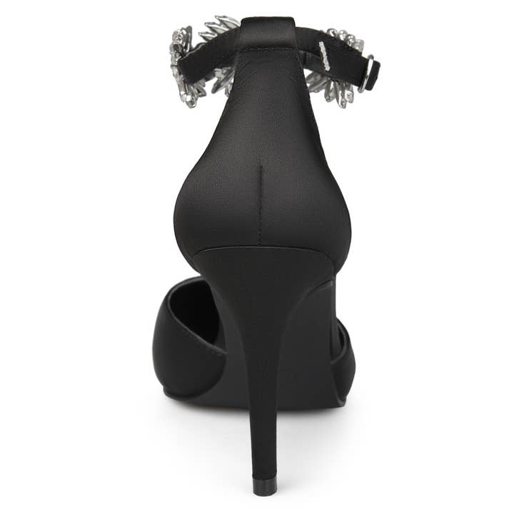 Journee - Wholesale High Heels - Women's - Loxley D'Orsay Stiletto Heels In Satin