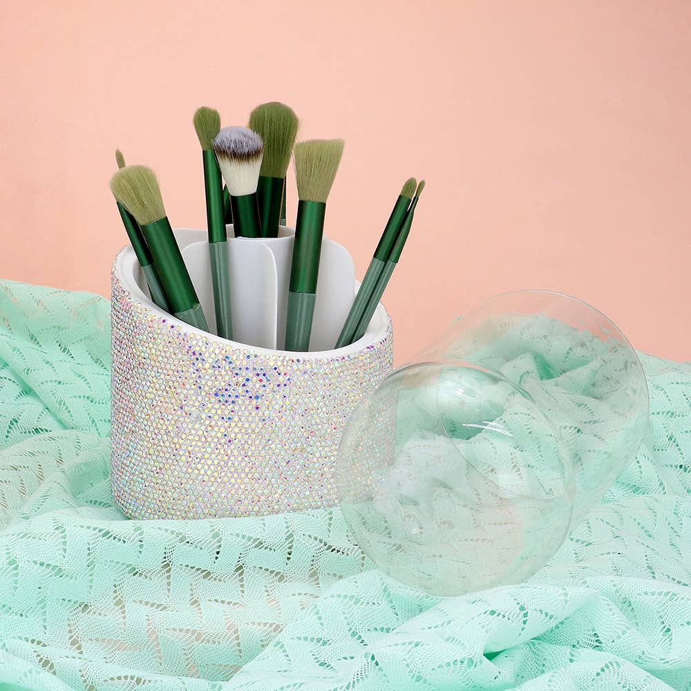 Sensibling Corp. – conjunto de escovas de maquilhagem por atacado – Conjunto de Pincéis de Maquilhagem Brilhantes - 13 Peças6