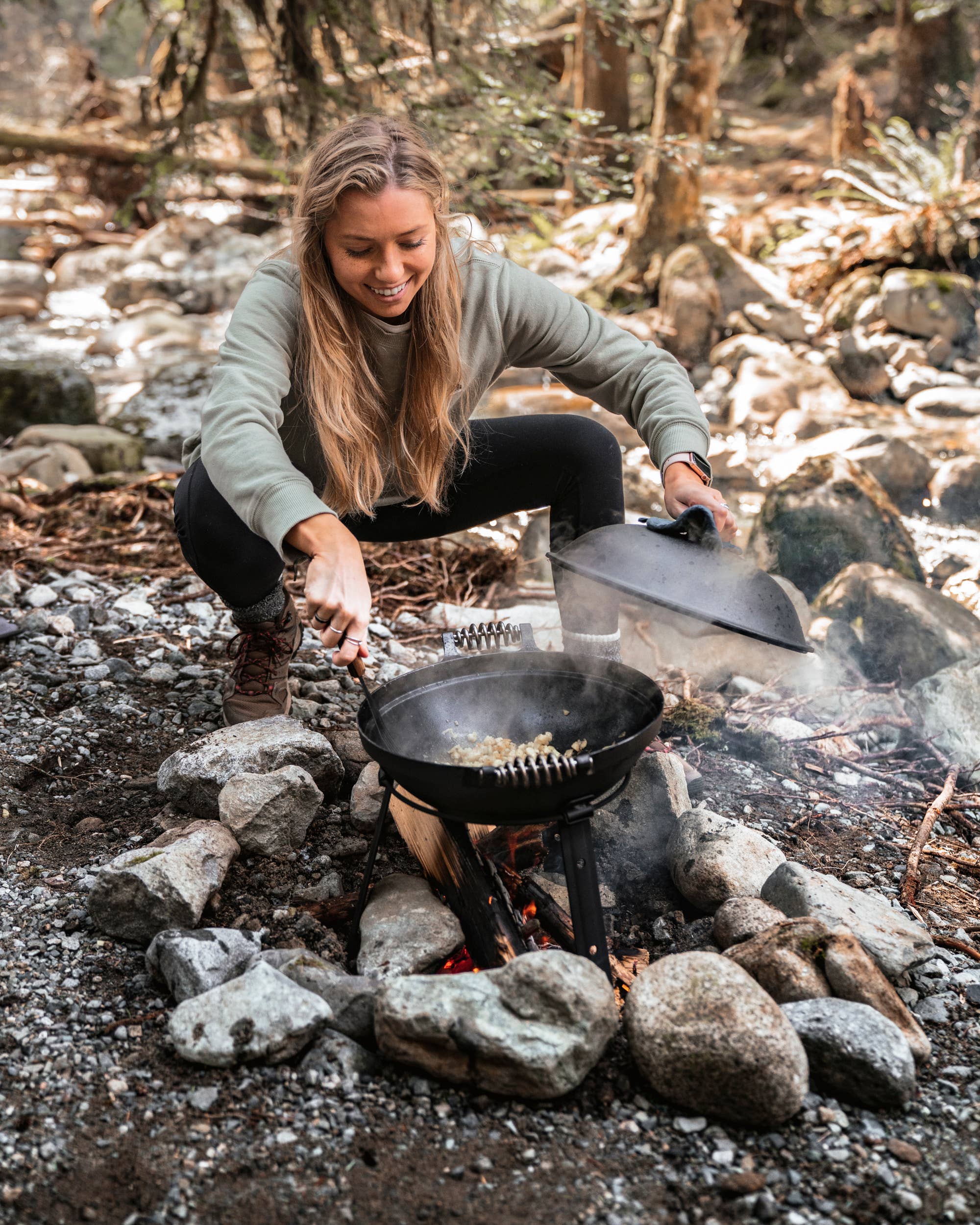 Barebones - Wholesale Outdoor Grill Tools - All-In-One Cast Iron Grill8