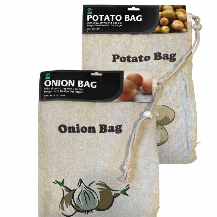 Living Concepts - Wholesale Food Storage Wrap/Bag - Onion & Potato Bags Asst
