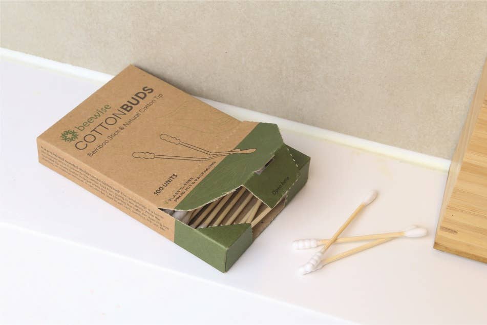 Beewise - Wholesale Cotton Swab/Q-Tip - Bamboo Cotton Buds | Plastic-Free Swabs1