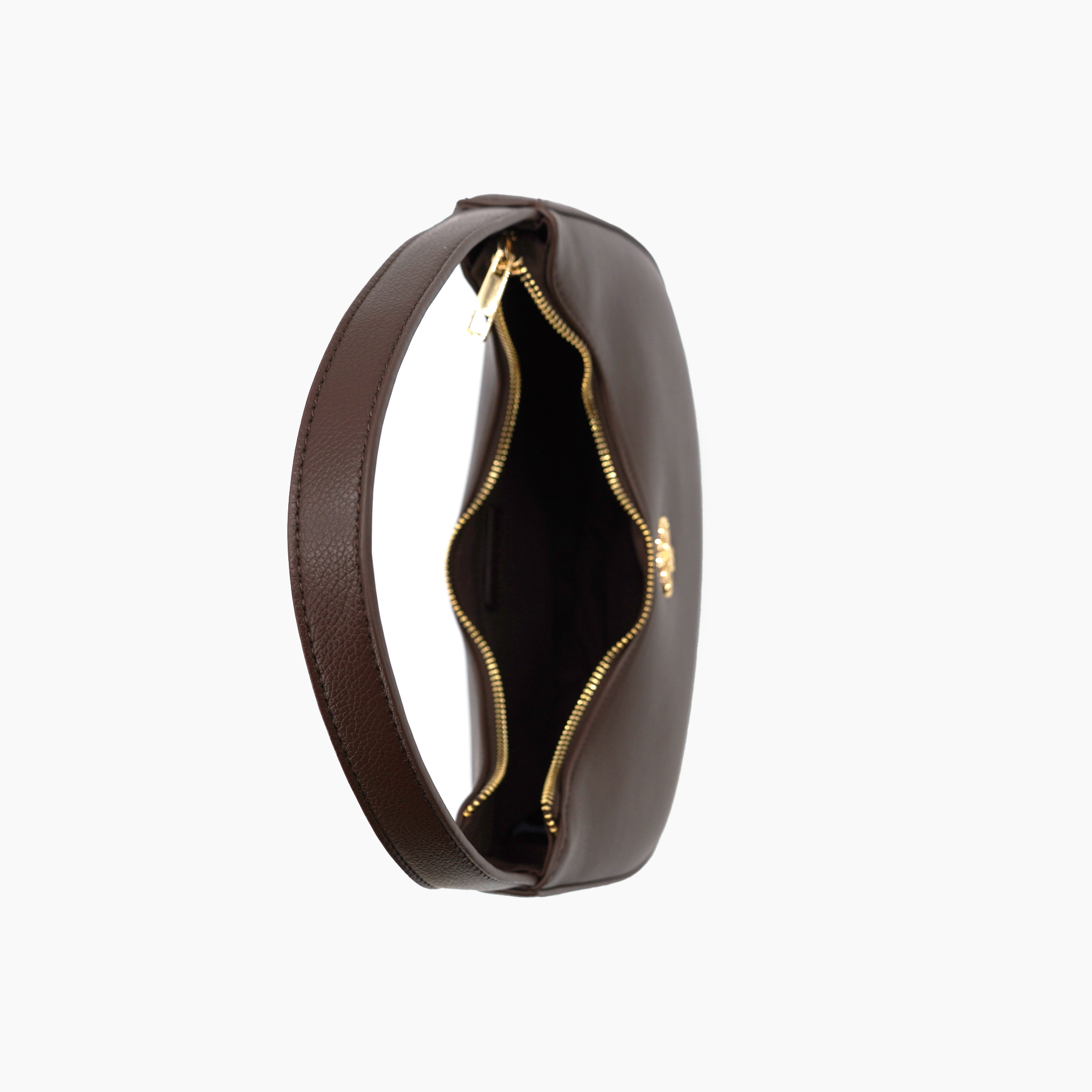 Like Dreams – wholesale Väska med handtag – Dam – Läder Innerficka med Dragkedja Noemie Halvmåne Axelväska19