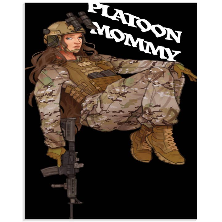 Impression sur acrylique "Army Mommy" pour la vente par Platoon Daddy LLC