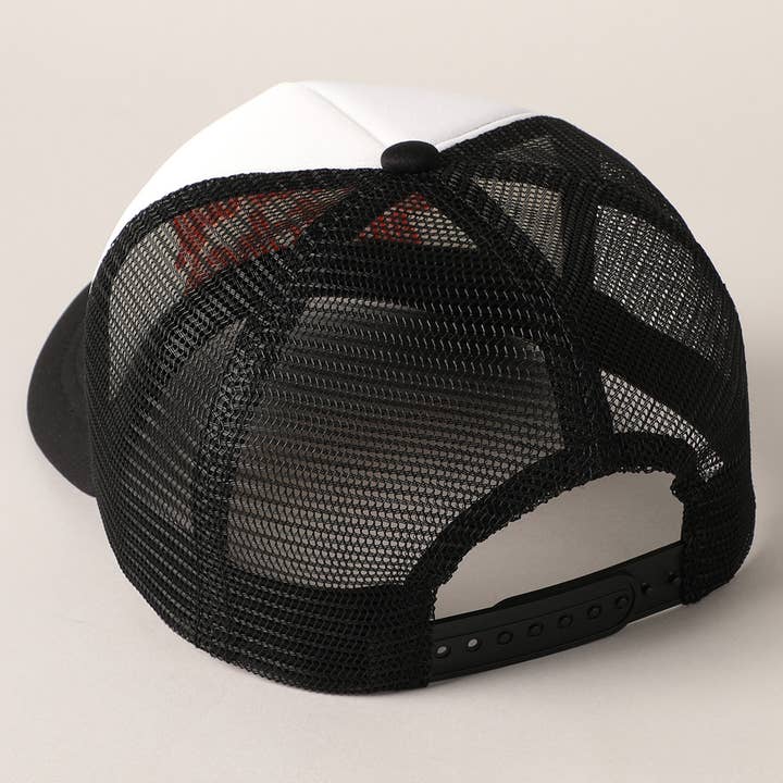 Fashion City - Wholesale Trucker Hat - Women's - Howdy Witches Embroidered Mesh Back Trucker Hat 9