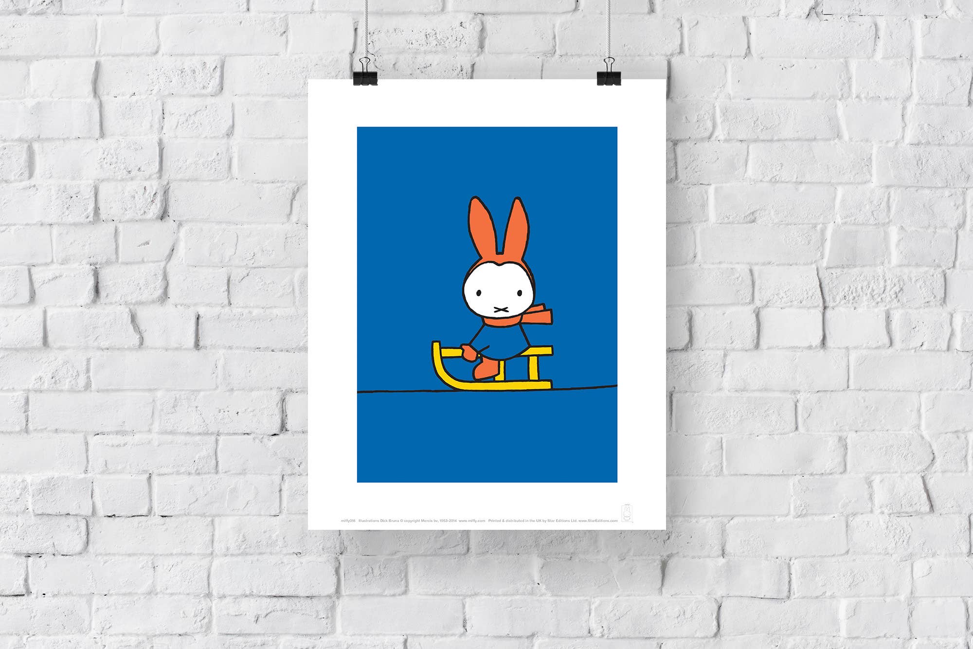Star Editions - Vendita all'ingrosso Stampa artistica - Stampa artistica premium Miffy - Sledge - 11X14»2