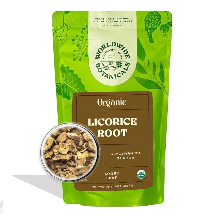 Organic Licorice Root for wholesale by Worldwide Botanicals