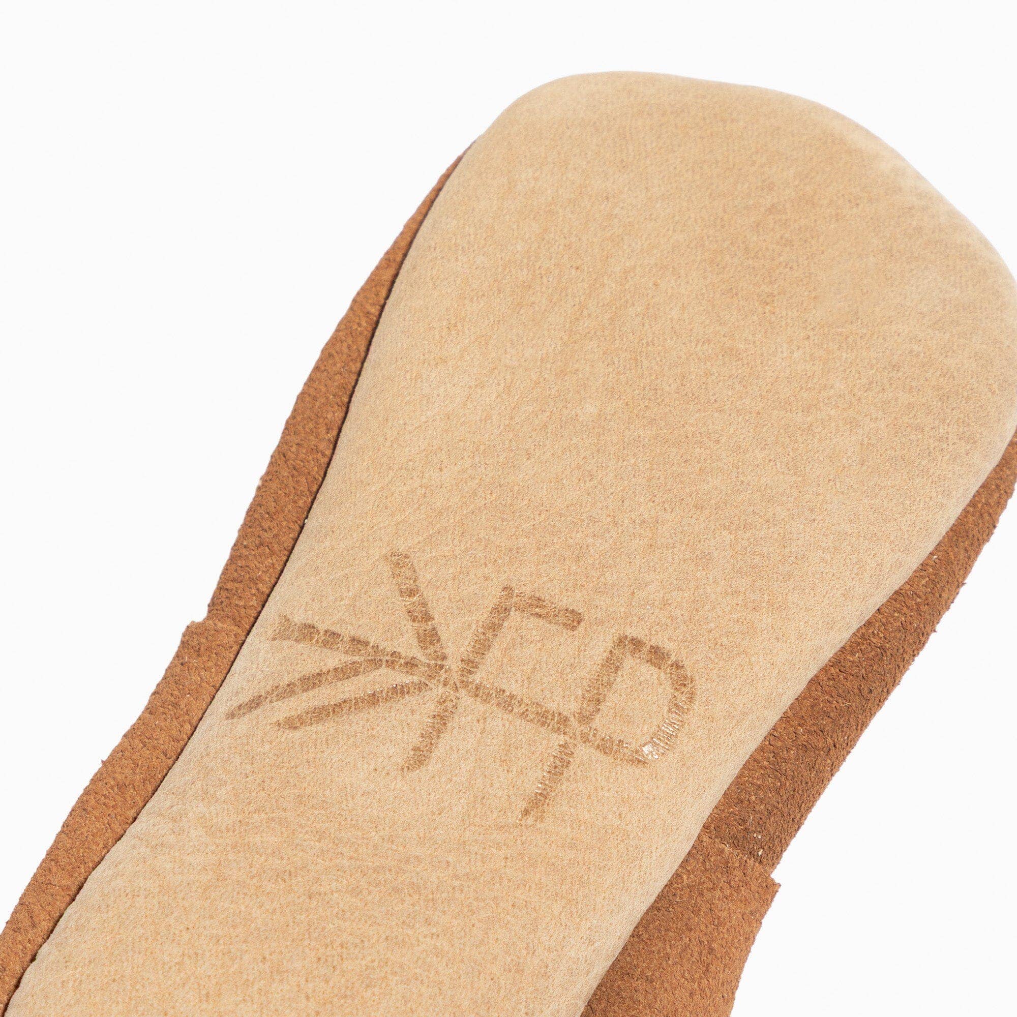 Freshly Picked - Venta al por mayor Botines - Bebés - Zapato de bebé de ante ámbar con forro de borrego3