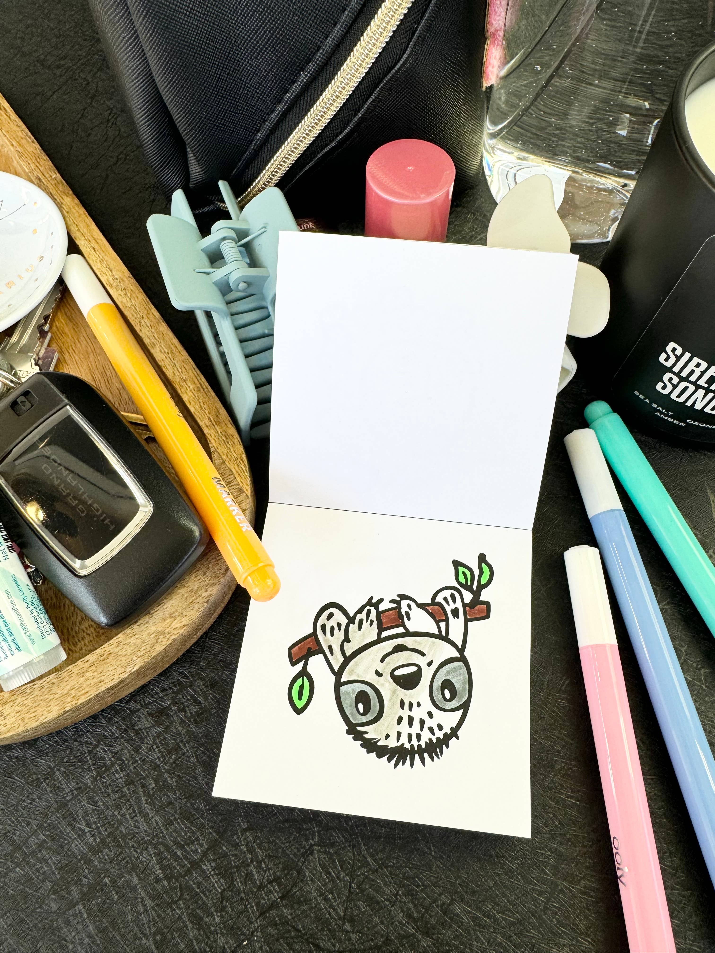 A Brighter Year - Wholesale Coloring & Activity Book - Adult - Pocket Pets Animal Designs 3x3 Mini Coloring Book for Adult9