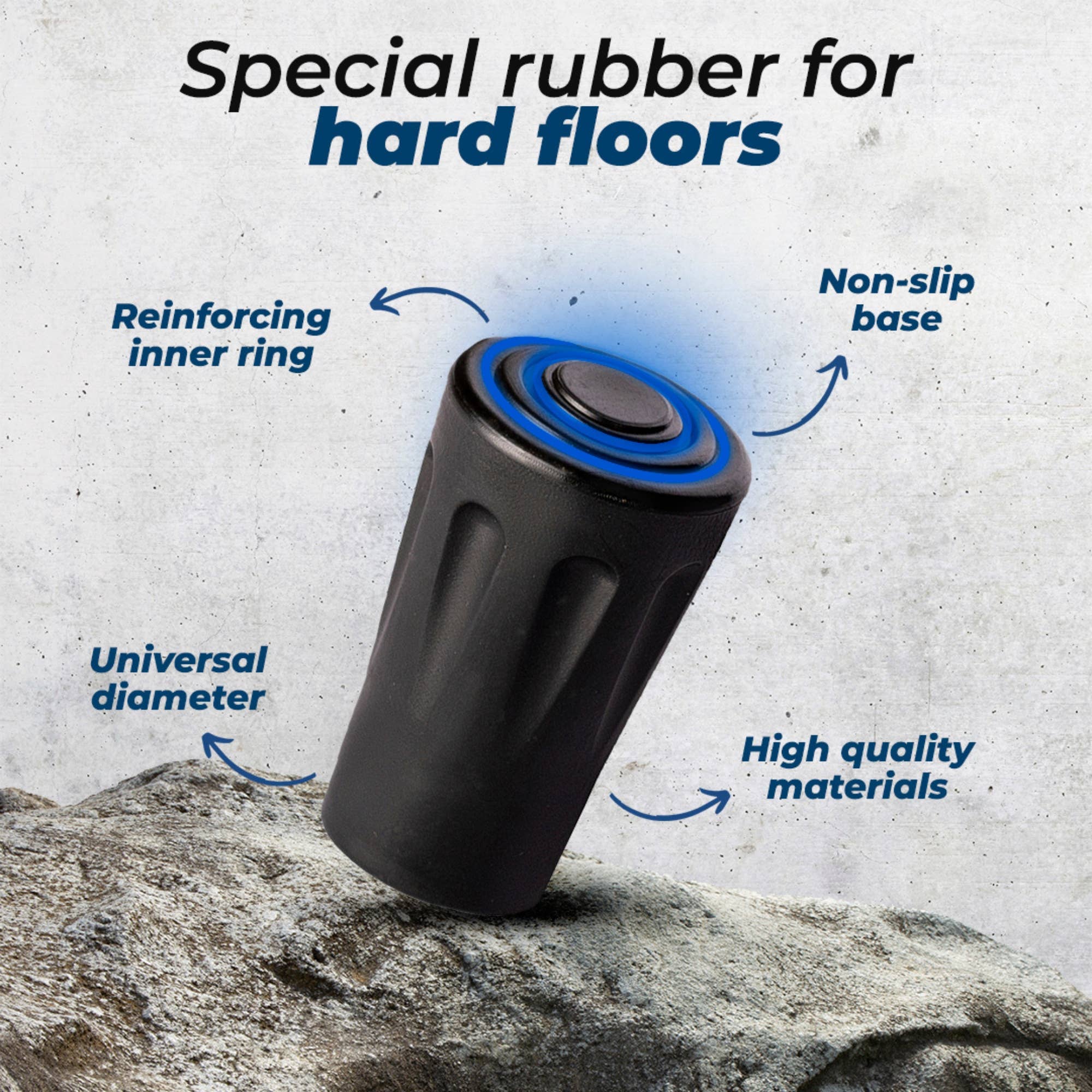 Segorbina BASTONES - Wholesale Sporting Accessories - Rubber grips for universal trekking and hiking pole 12mm2