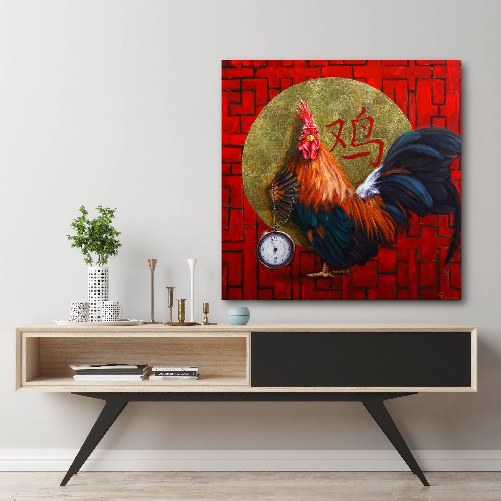 Courtside Market - Wholesale Art Print - Keeper of Time Gallery Wrapped Canvas Wall Art1