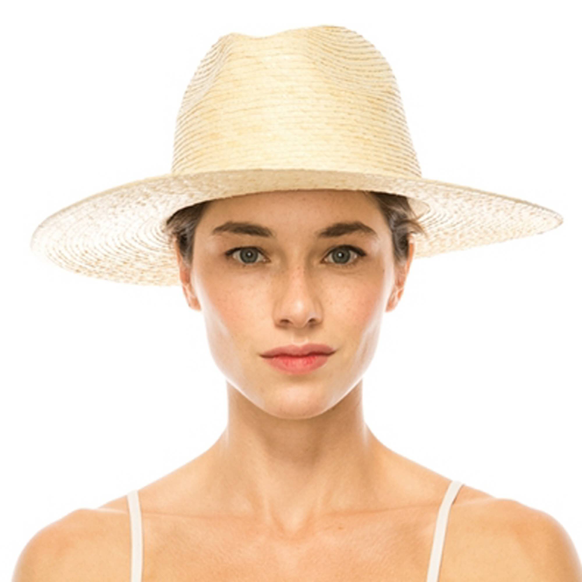 One and Only Accessories - Wholesale Straw Hat - Women's -  Palm Leaf Straw Panama Hat4