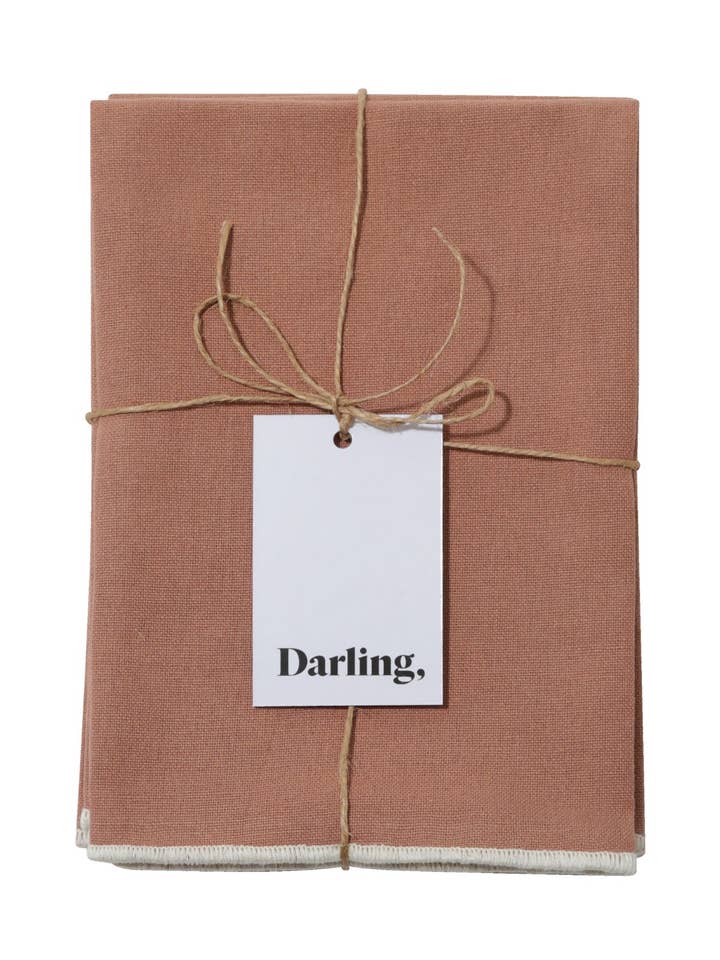 Set de serviettes en coton pour la vente par Darling Society