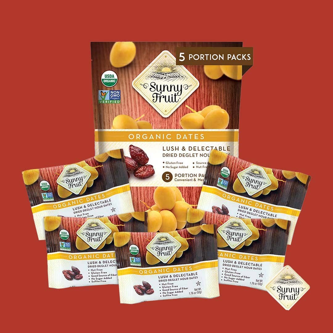 Sunny Fruit - Wholesale Dried/Dehydrated Fruit - Organic Dried Pitted Dates - No Sugar Added, Sulphite-Free1