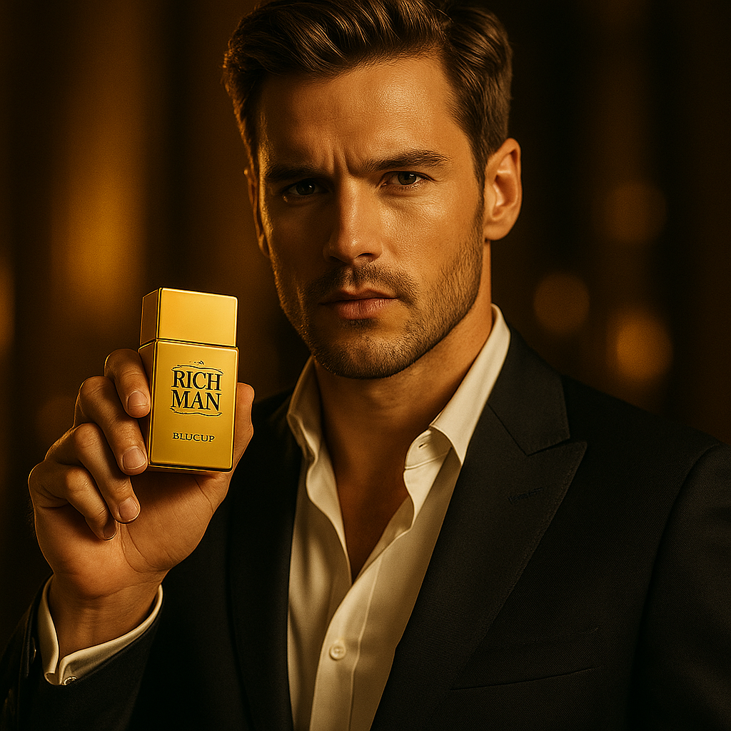 SDI-PARIS - Wholesale Perfume/Eau de Toilette - Blue-Up Rich Man Square – Men's Eau de Parfum 100 ml4