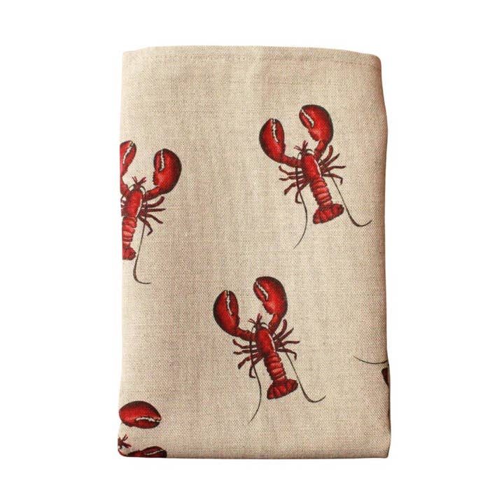 Bali Tea Towel - Red Lobster for wholesale by milly sands interiors ltd.