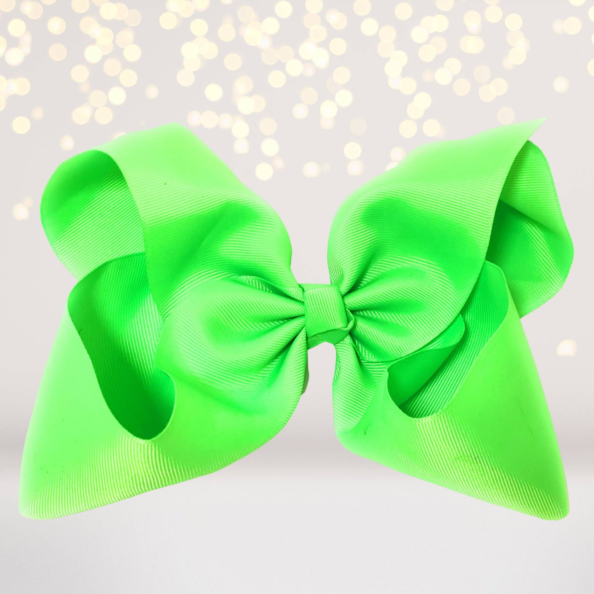 Chicky Chicky Bling Bling - Venta al por mayor Lazo para el pelo - Niños - Lazo básico para el cabello de 8 pulgadas de ancho con pinza de cocodrilo5