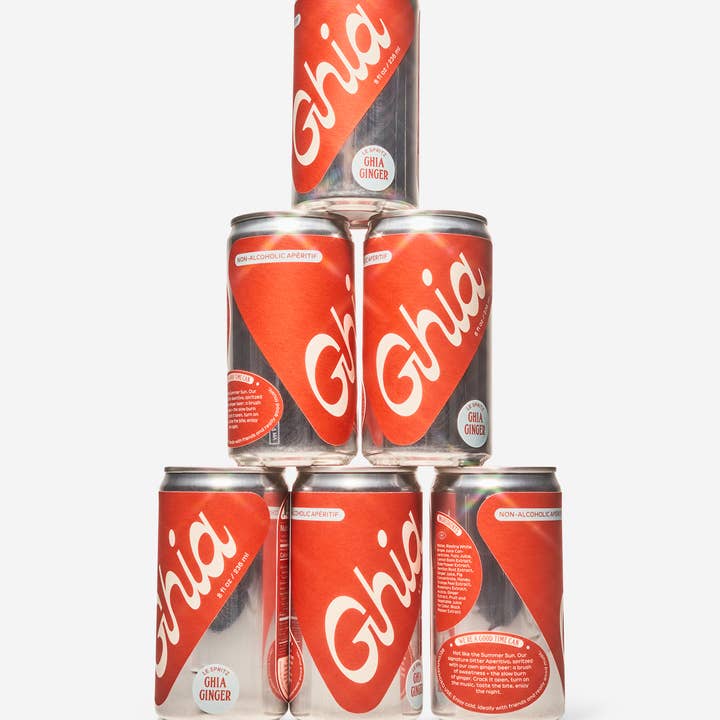 Ghia - Wholesale Non-Alcoholic Aperitif/Mocktail - Le Spritz - Ghia Ginger- Case of 36 ($3.70/ can)