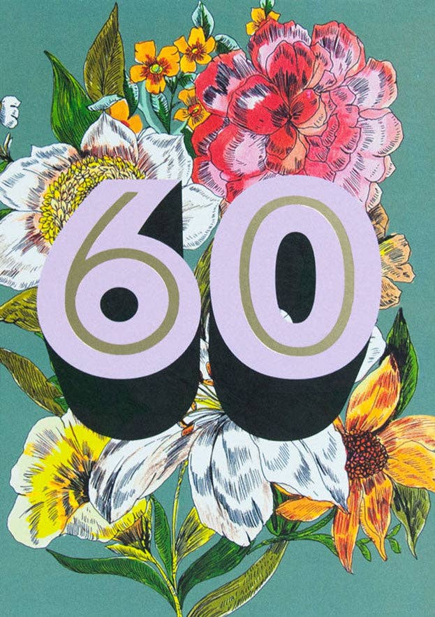 Cath Tate Cards - Wholesale Birthday Card - SIXTY1