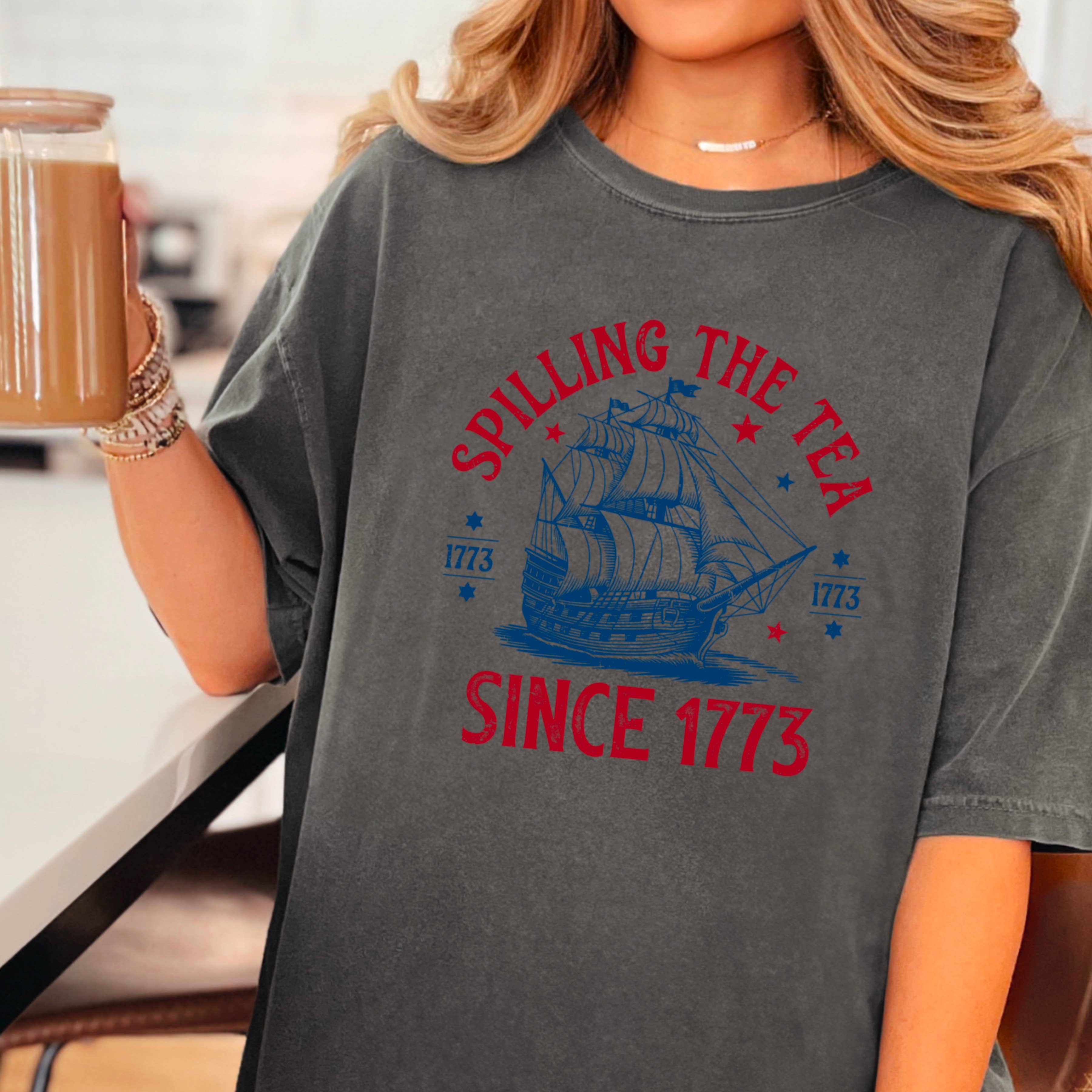 Shoppe SHC – wholesale T-shirt (graphic) – women's – July 4th Graphic Shirt | Patriotic Apparel | Comfort Colors22