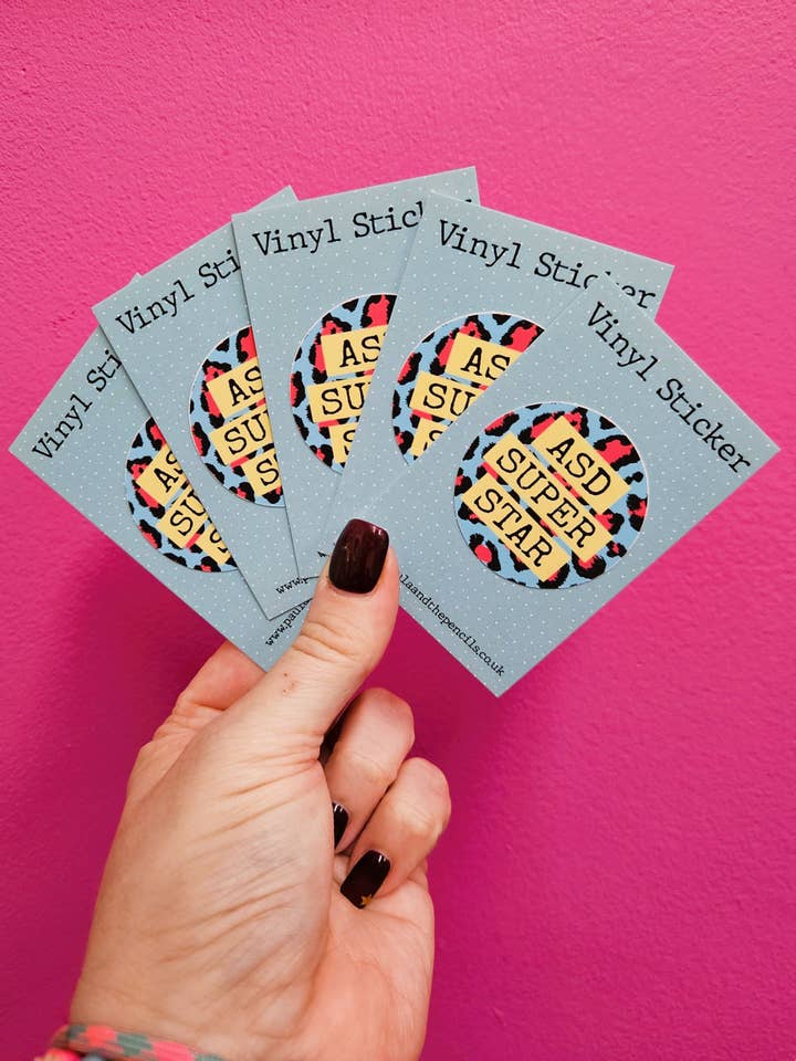 Adhesivo ASD Superstar para venta al por mayor de Paula and the Pencils