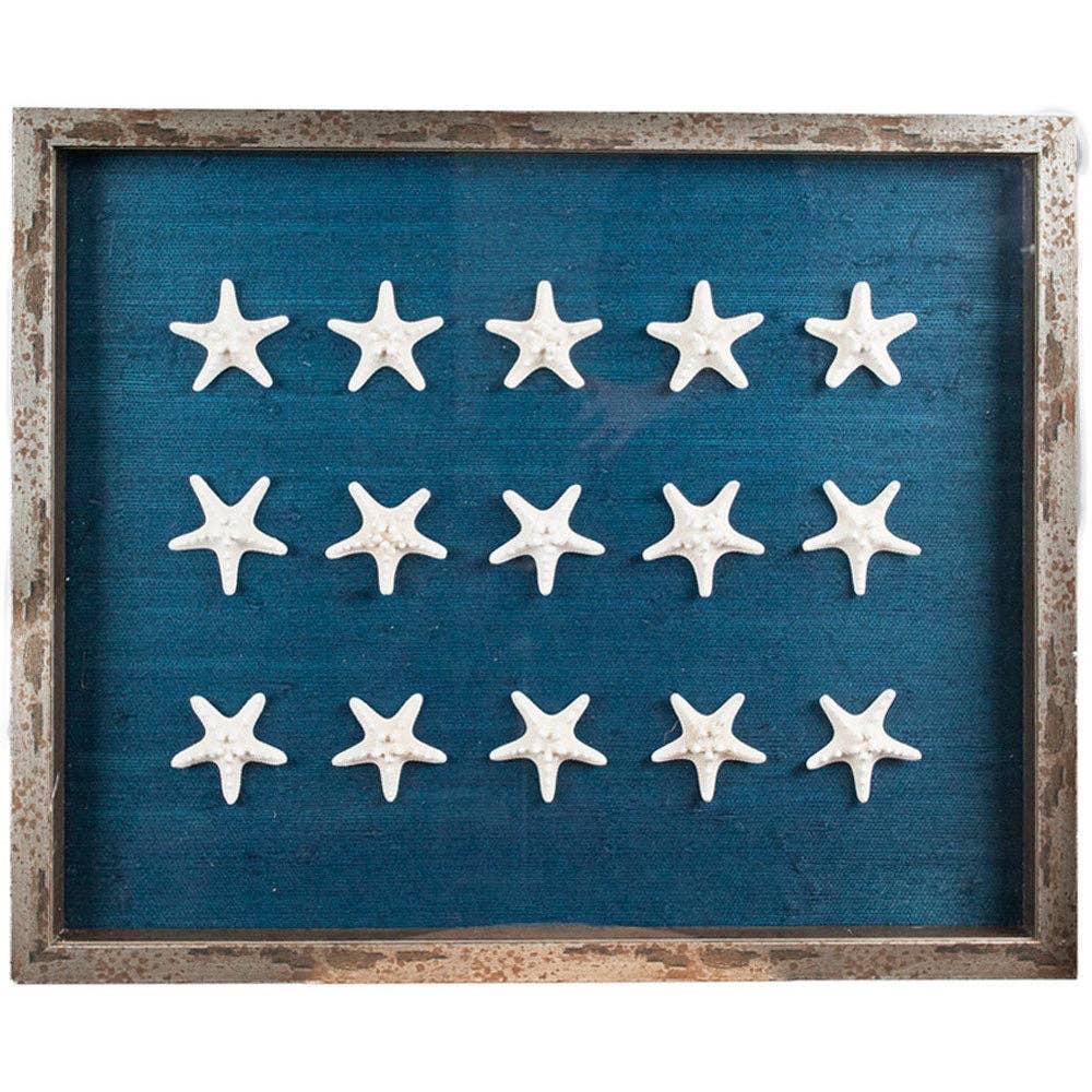 Jamie Dietrich Designs - Wholesale Wall Accent - Sealife Shadow Box - Navy/White3