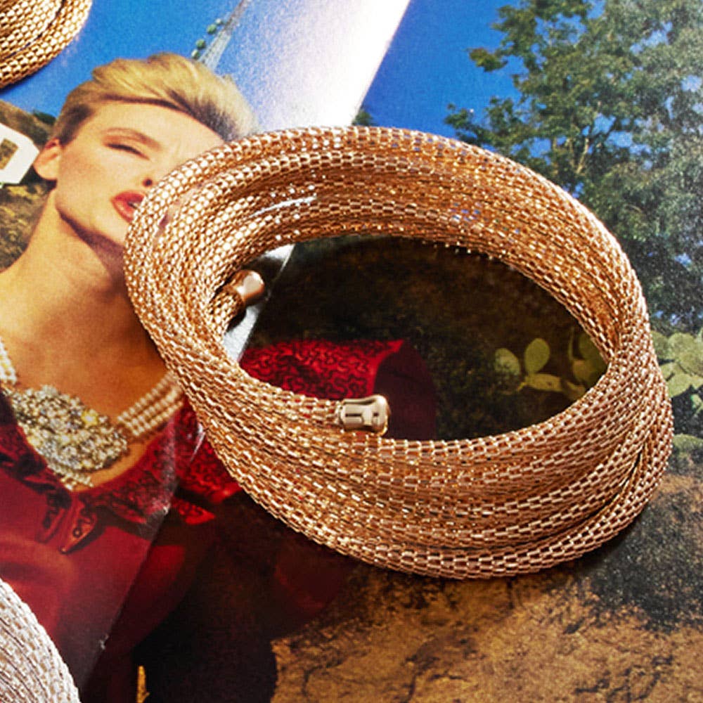 Sensibling Corp. - Wholesale Bangle Bracelet - Metal Coil Bracelet1