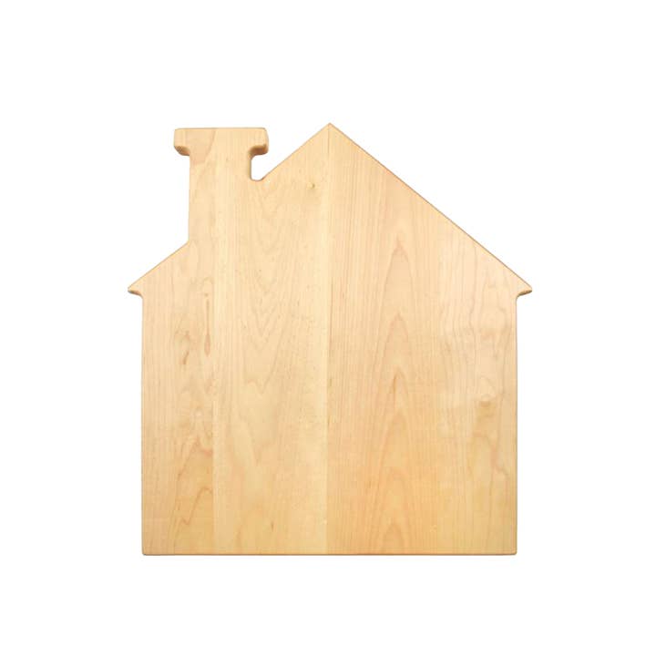 Creative Gifts International Inc. - Wholesale Cutting Board - House Shaped Pine Wood Board - 13" x 14"