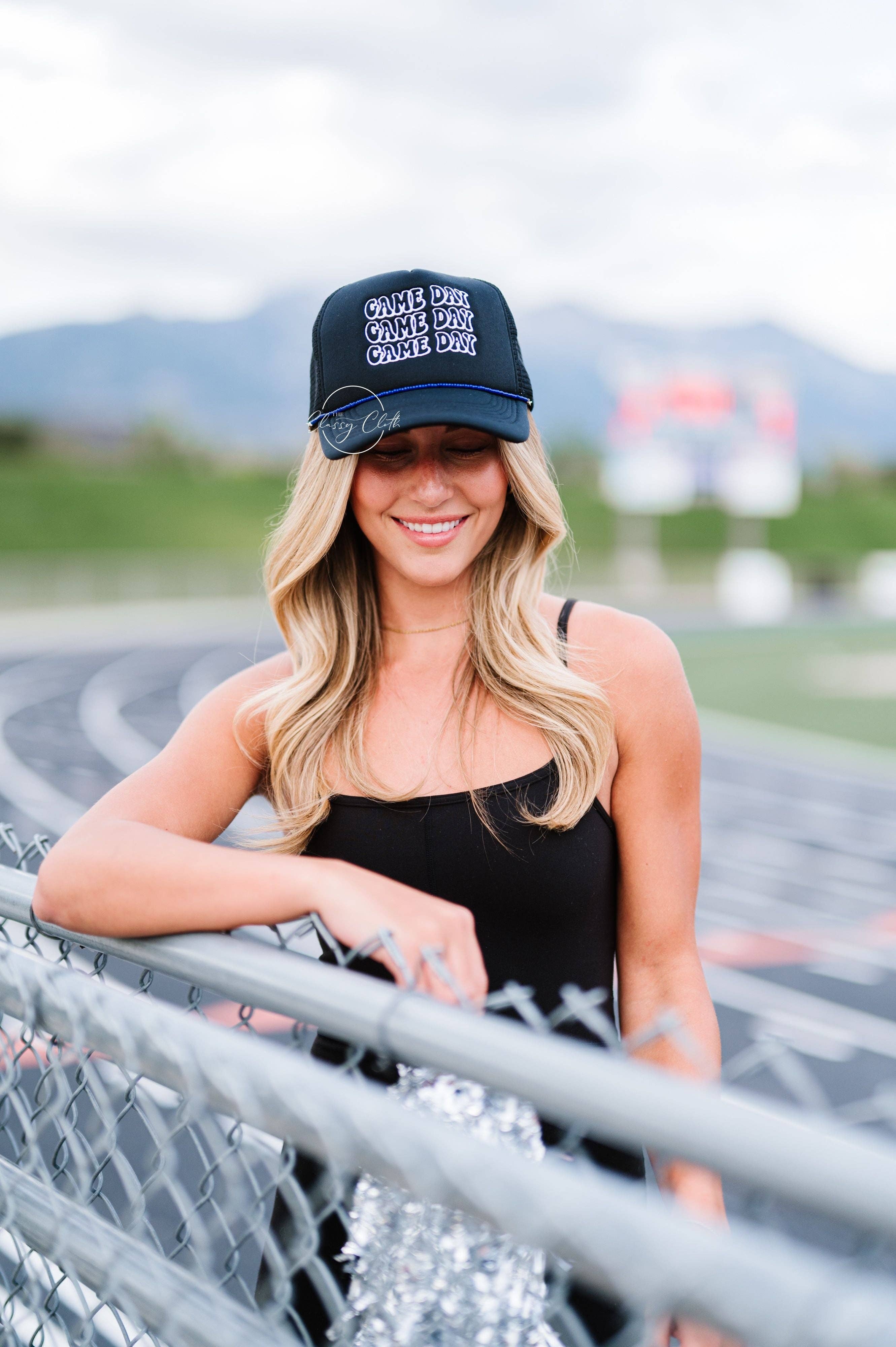 The Classy Cloth WS - Wholesale Trucker Hat - Women's - Embroidered Trucker Hat - Game Day RTS22