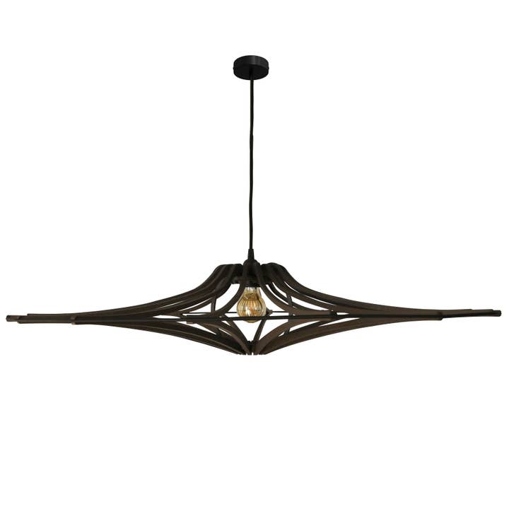 SINGING Hanging Lamp D90cm Black-Elastic Black for wholesale by RIF Luminaires